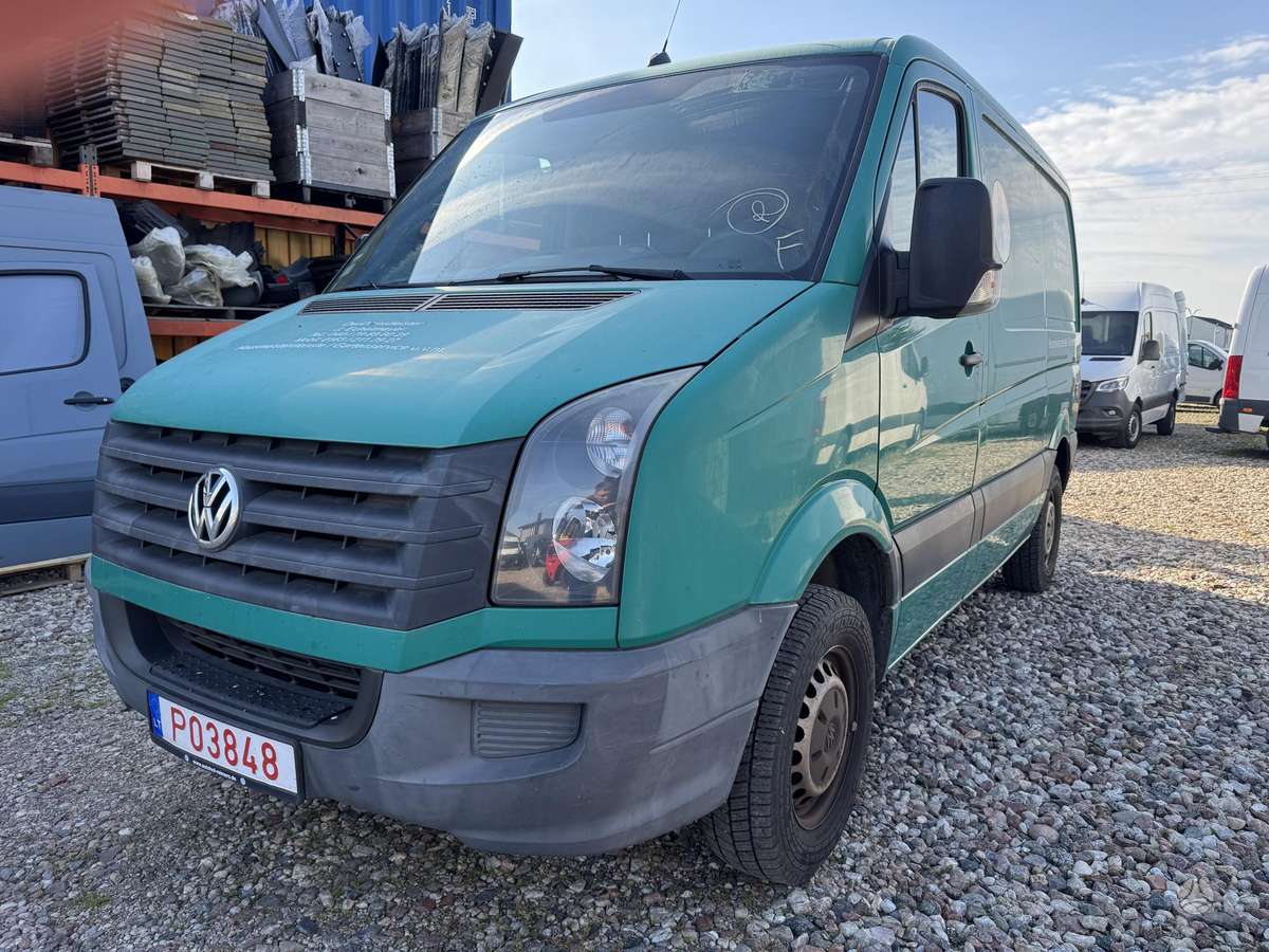 Volkswagen Crafter 2014 — вигляд ззаду