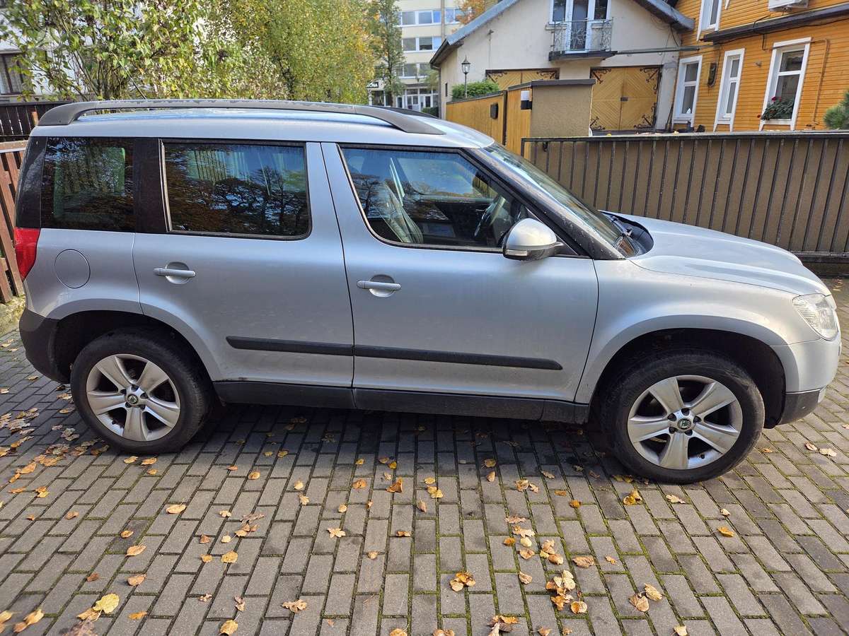 Skoda Yeti 2011 — вигляд ззаду
