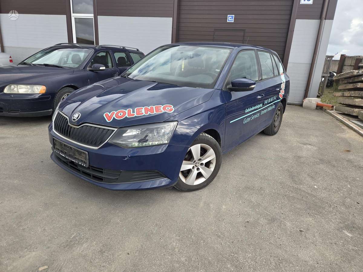 Skoda Fabia 2015 — rear view