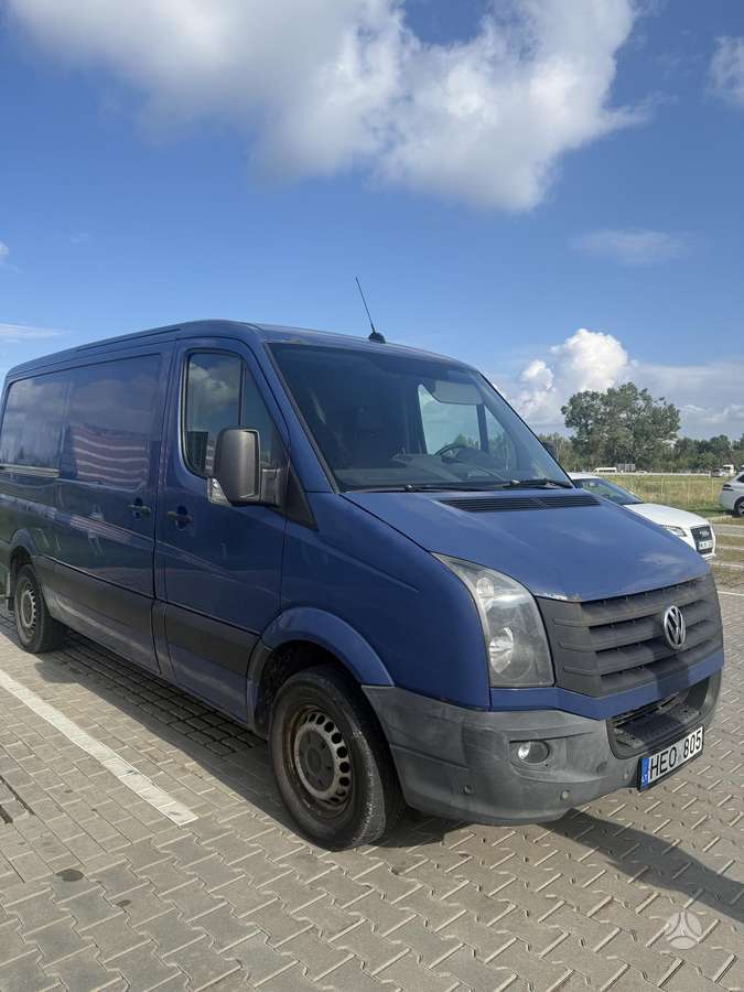 Volkswagen Crafter 2014 — вигляд ззаду