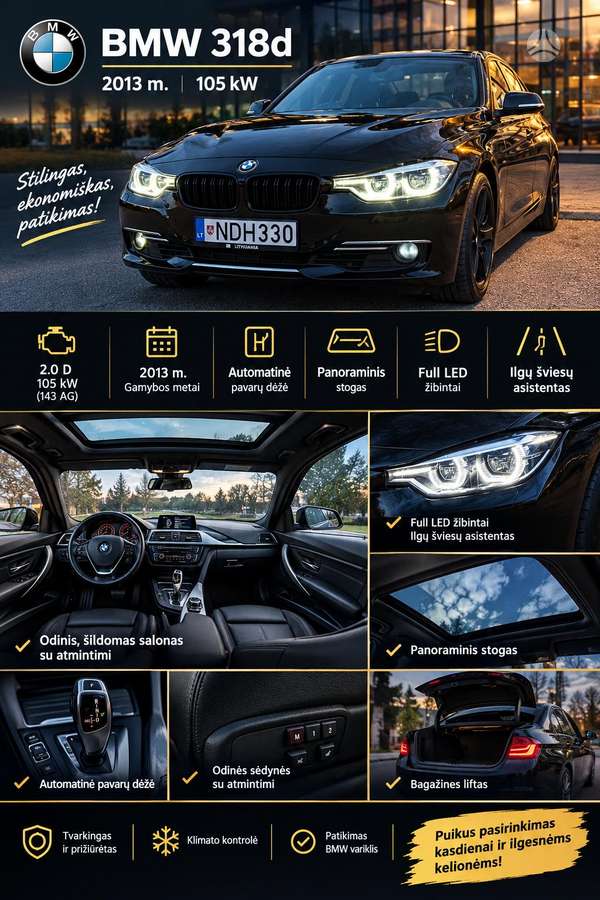 BMW 318 2013 — photo 8