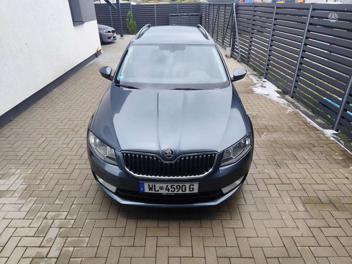 Skoda Octavia 2014 — rear view