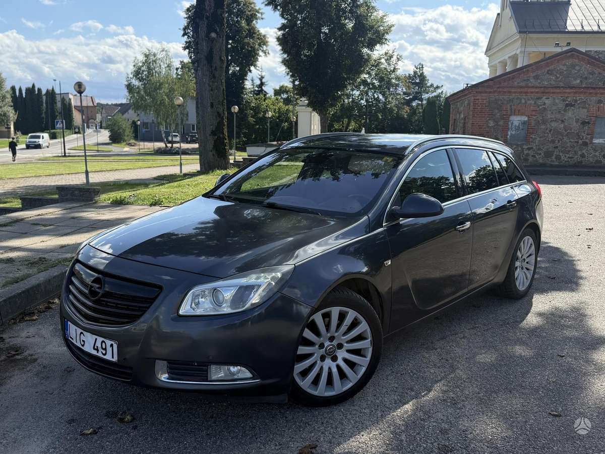 Opel Insignia 2009 — вигляд ззаду