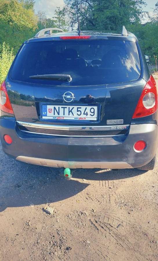 Opel Antara 2010 — вигляд ззаду