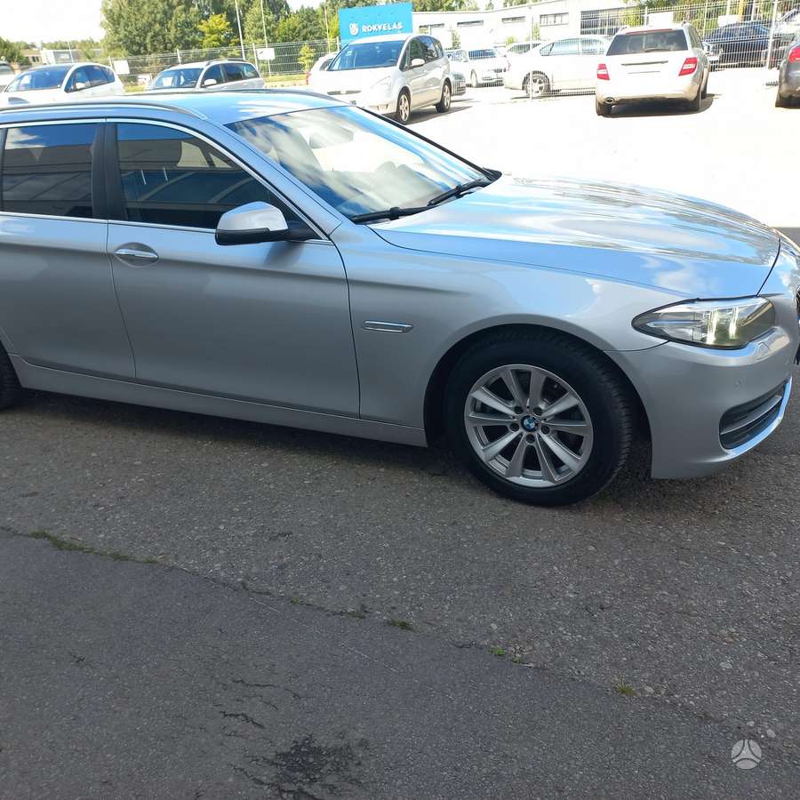 BMW 520 2013 — вигляд ззаду