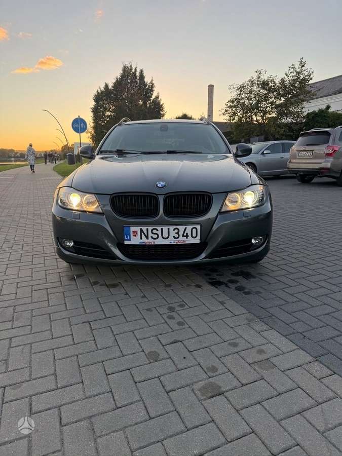 BMW 318 2009 — rear view