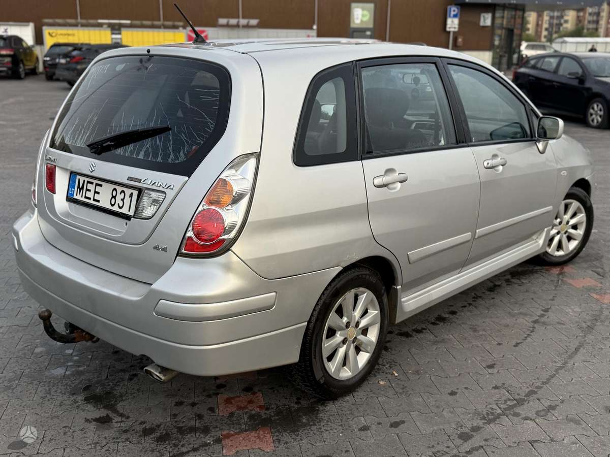 Suzuki Liana 2007 — engine 1586 cm³, 107 HP (79kW)