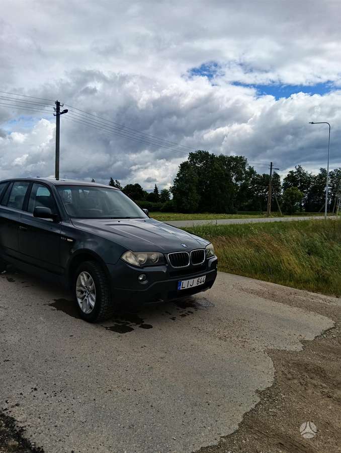 BMW X3 2007 — rear view