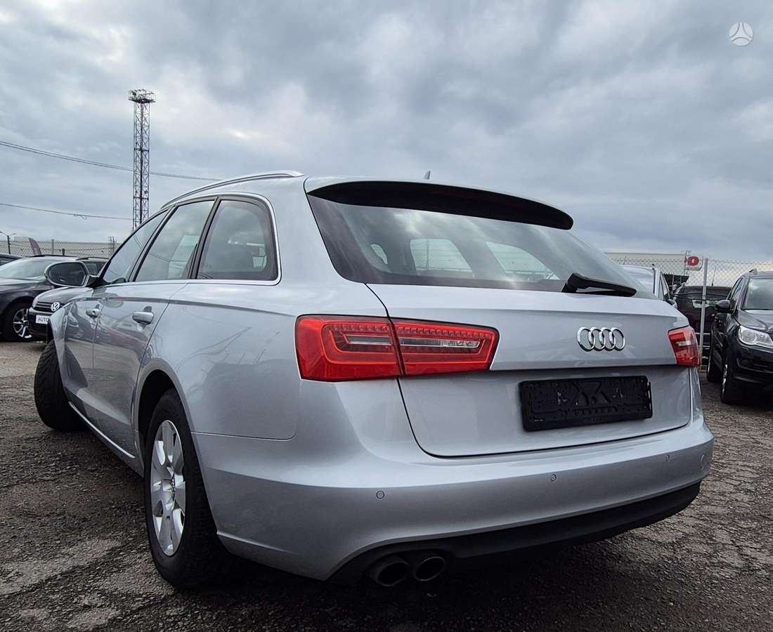 Audi A6 2012 — rear view