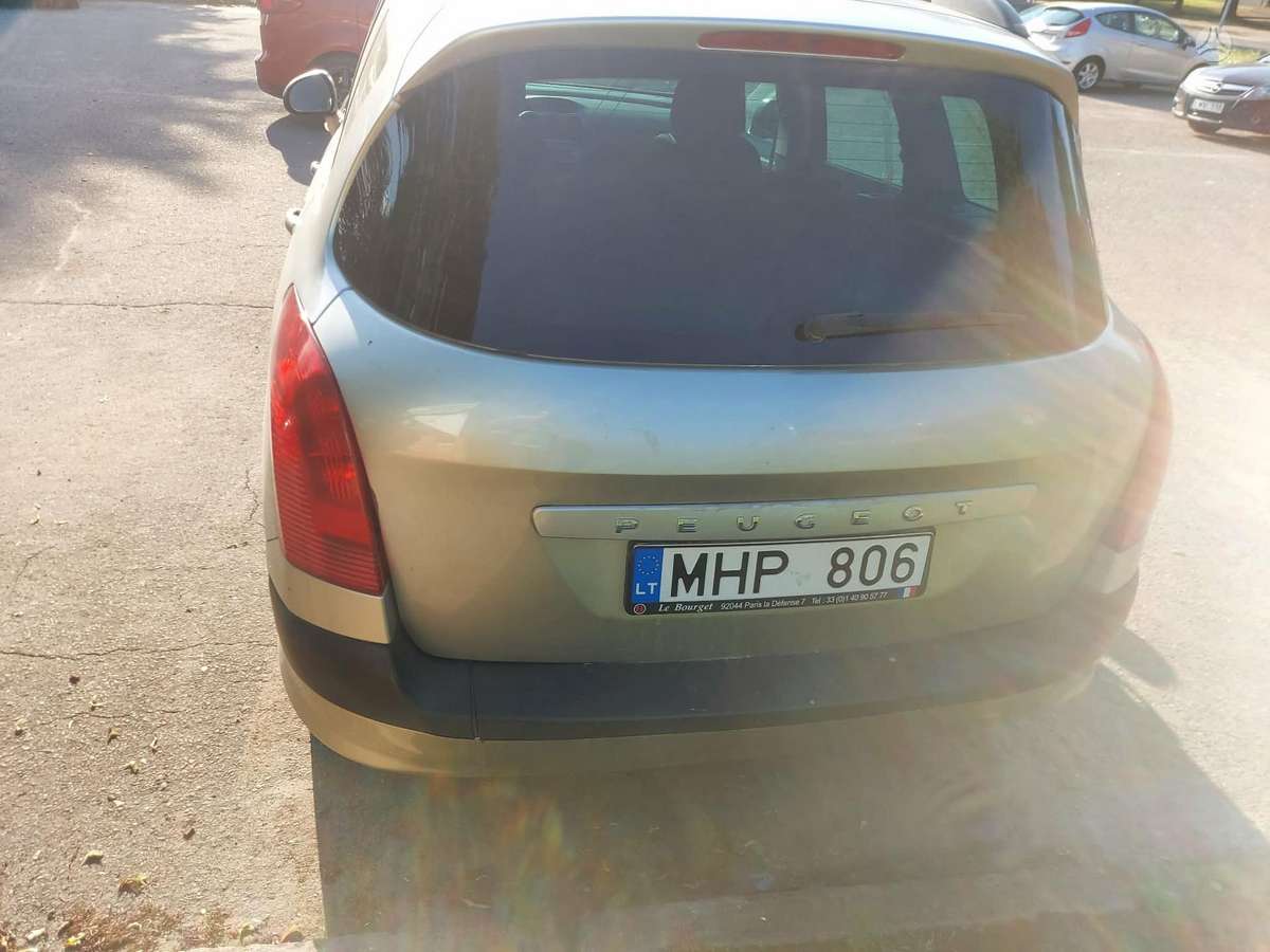 Peugeot 308 2009 — rear view
