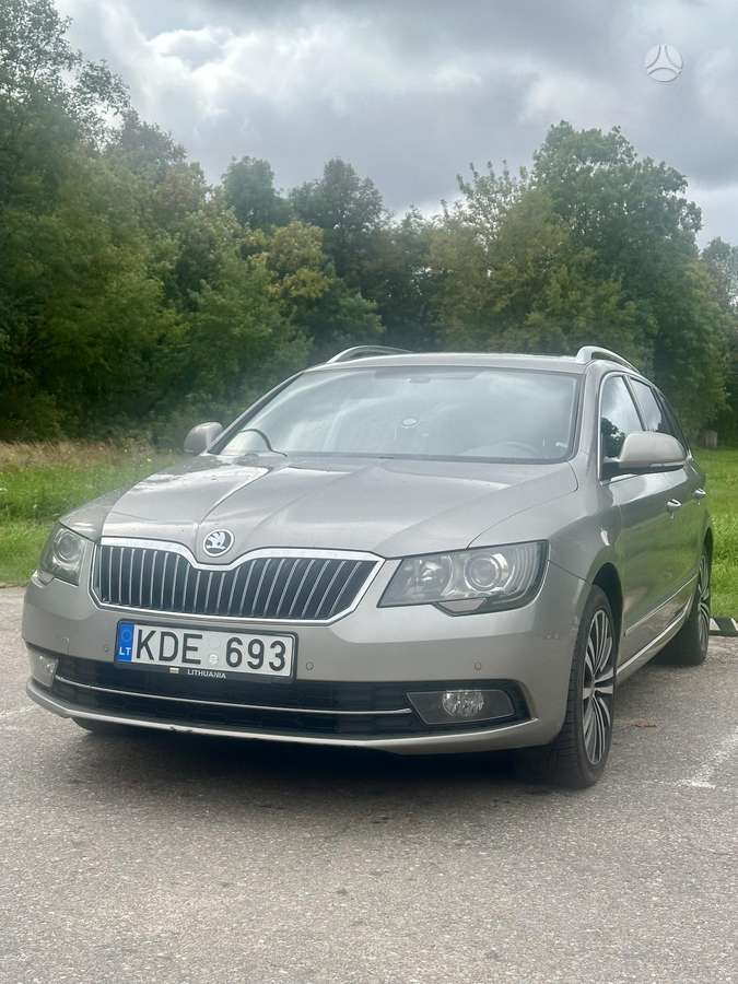 Skoda Superb 2015 — вигляд ззаду