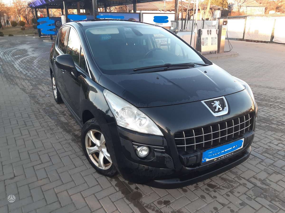 Peugeot 3008 2013 — rear view