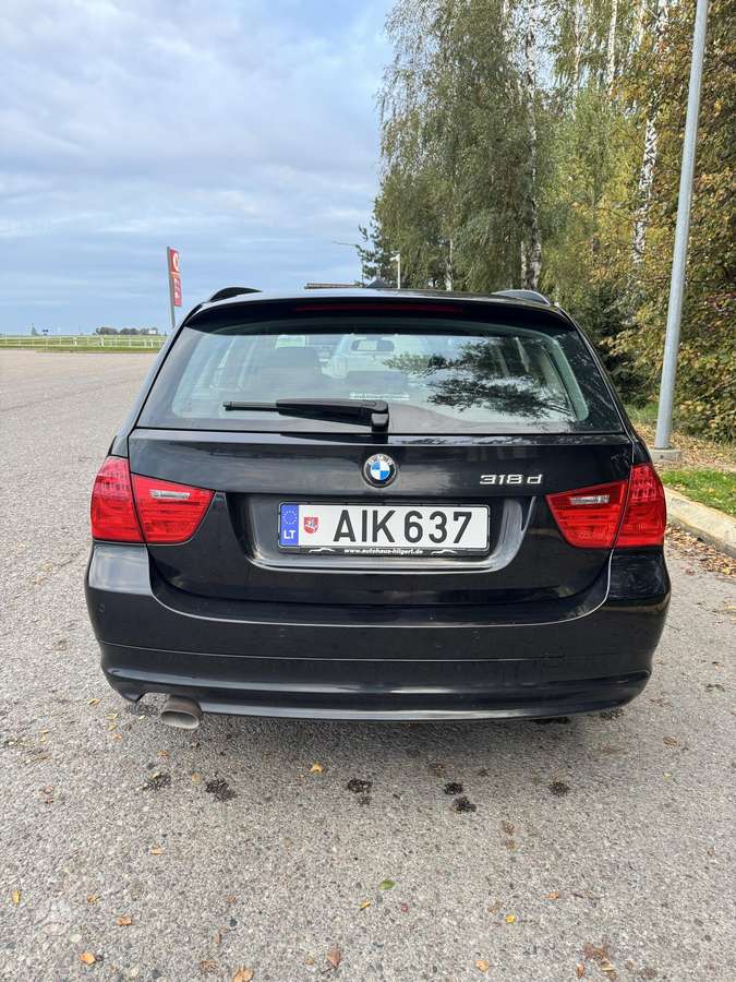 BMW 318 2011 — rear view