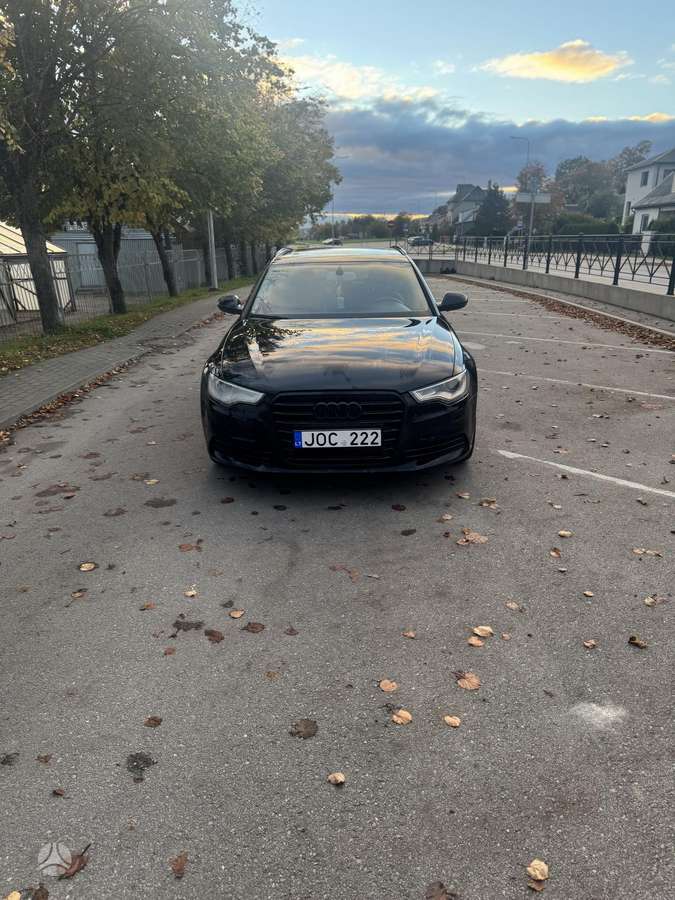 Audi A6 2012 — rear view