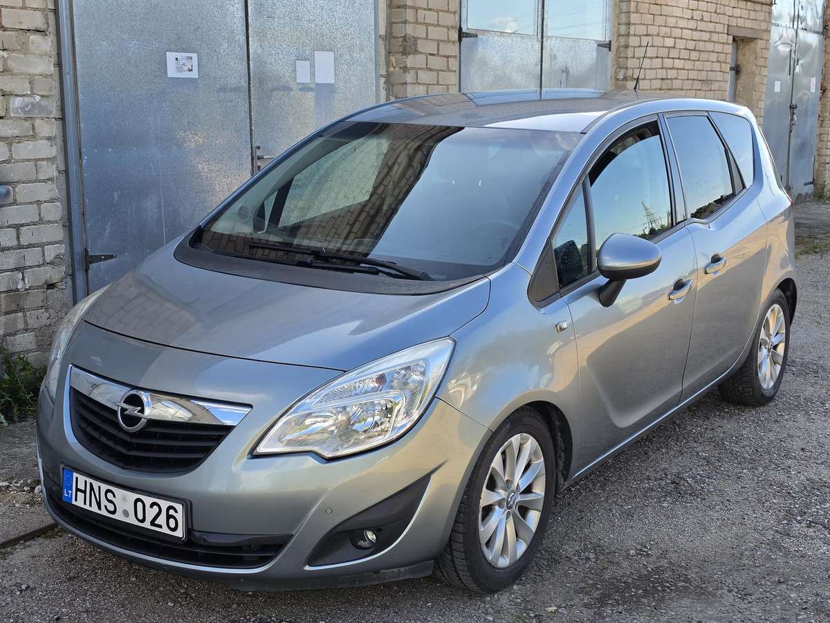 Opel Meriva 2012 — engine 1400 cm³, 120 HP (88kW)