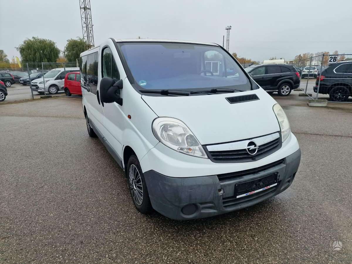 Opel Vivaro 2010 — вигляд ззаду