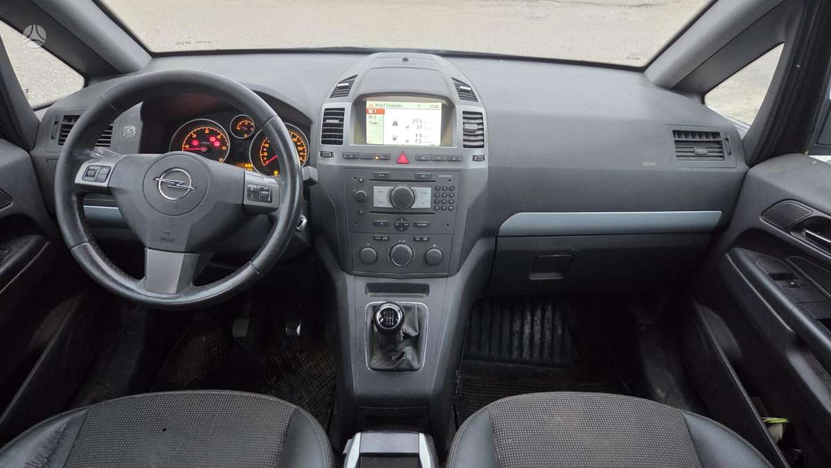 Opel Zafira 2007 — engine 1910 cm³, 150 HP (110kW)