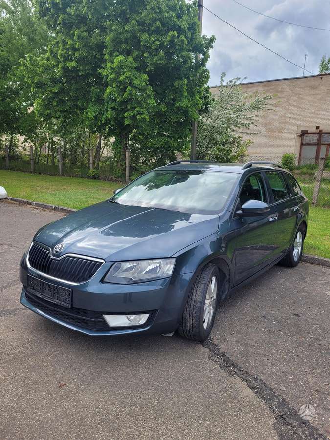 Skoda Octavia 2014 — rear view