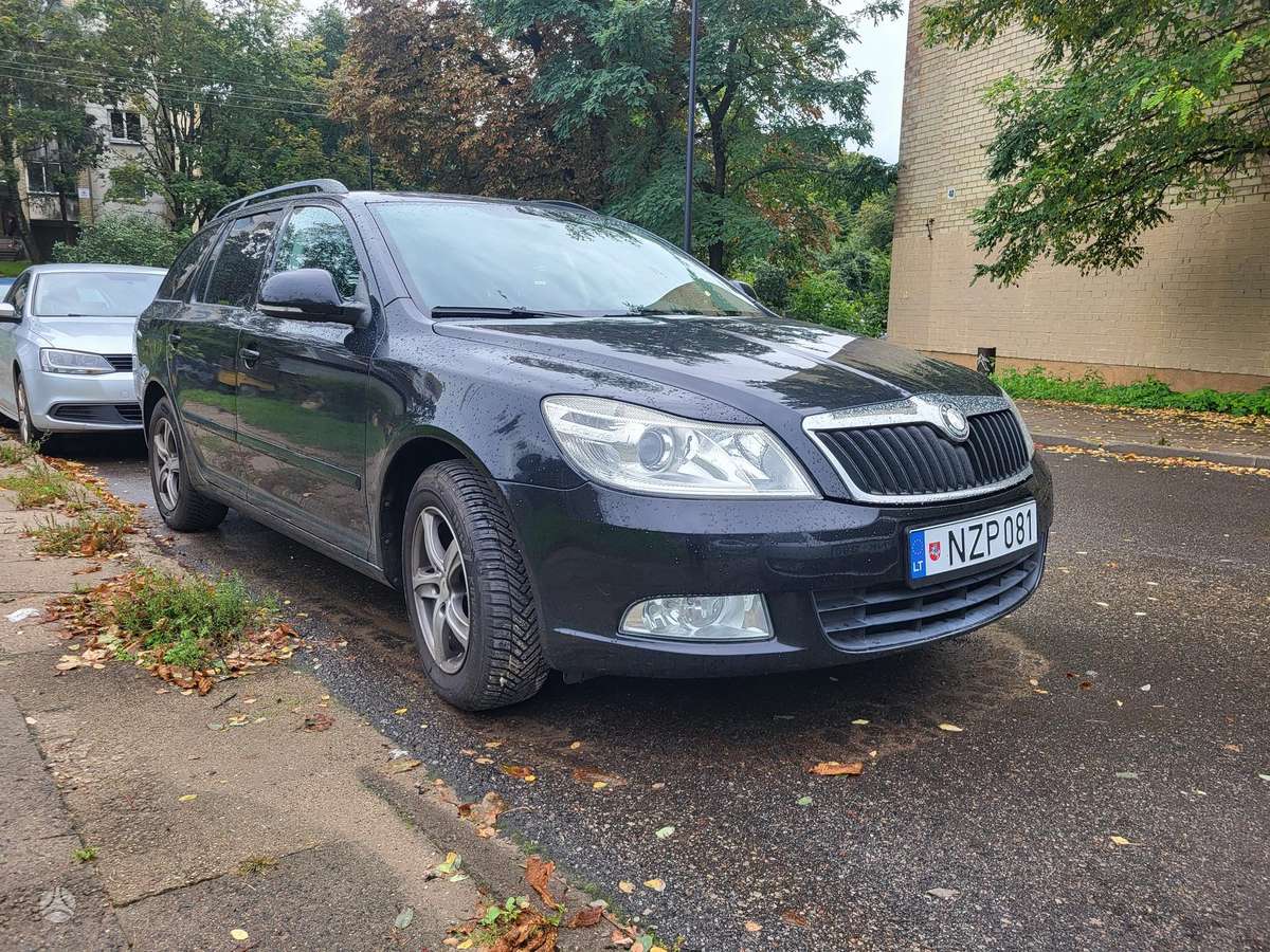 Skoda Octavia 2009 — rear view
