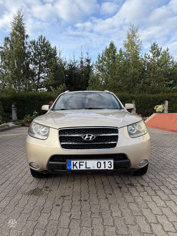 Hyundai Santa 2007 — вигляд ззаду