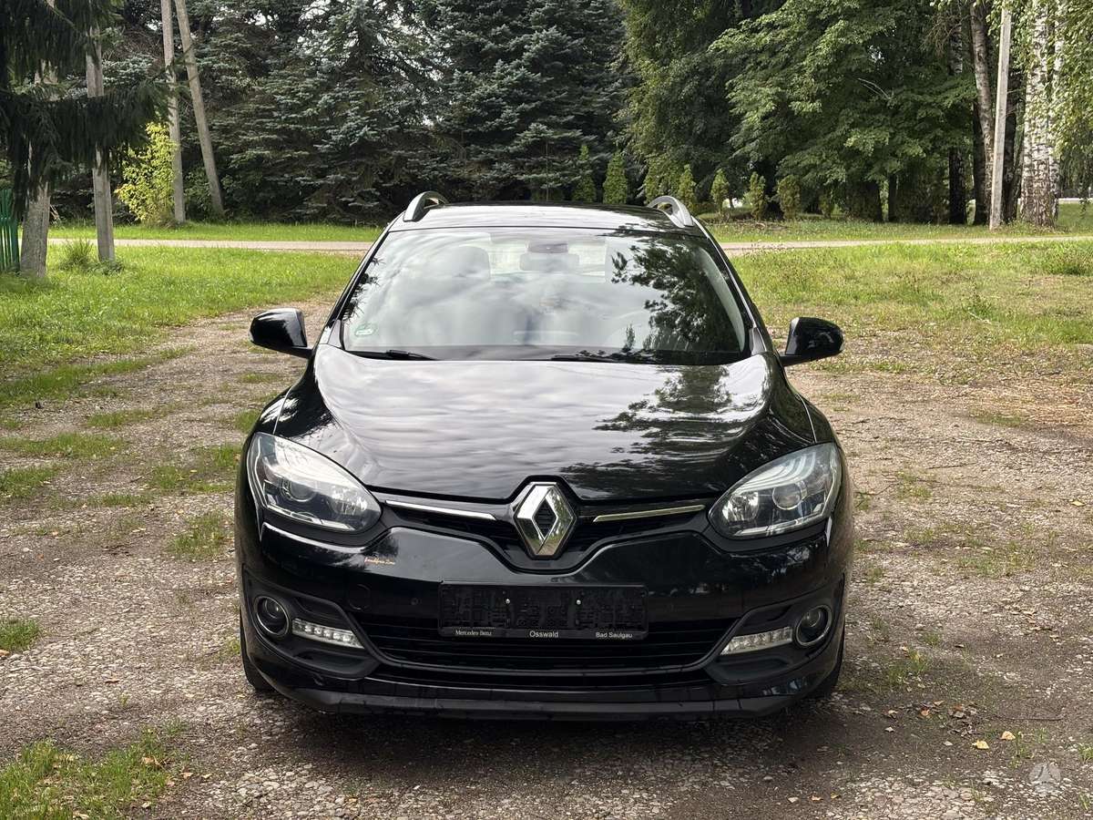 Renault Megane 2014 — вигляд ззаду