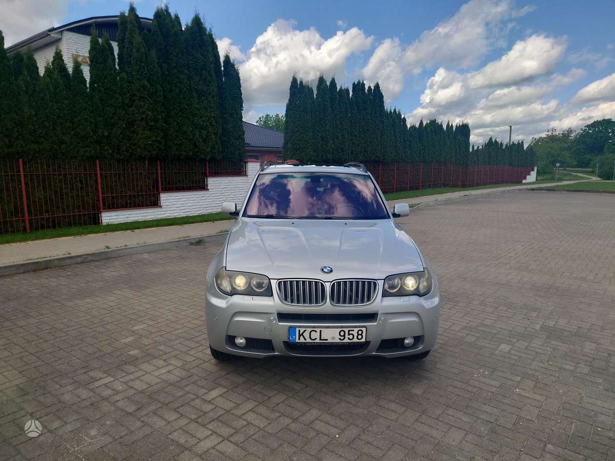 BMW X3 2007 — вигляд ззаду