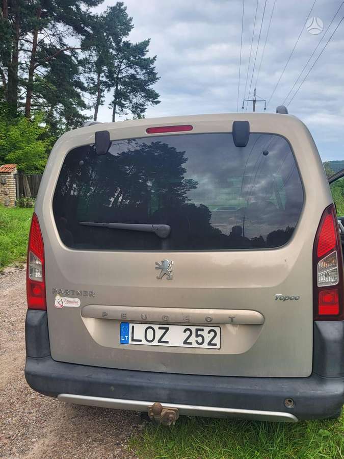 Peugeot Partner 2010 — вигляд ззаду