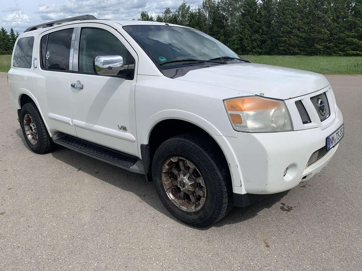 Nissan Armada 2008 — rear view