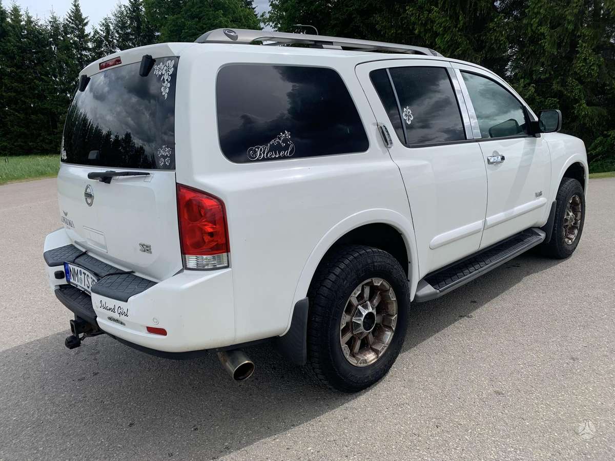 Nissan Armada 2008 — engine 5552 cm³, 317 HP (233kW)
