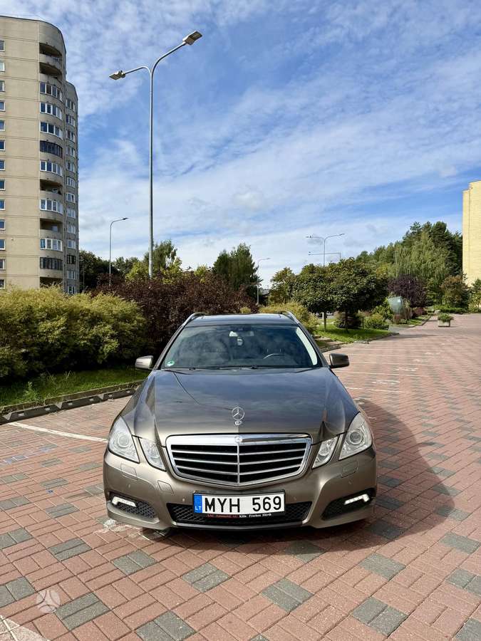 Mercedes-Benz E220 2010 — rear view