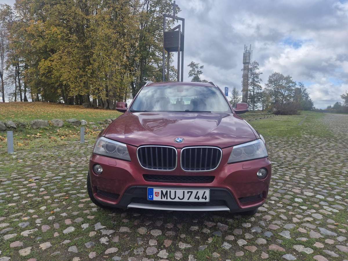 BMW X3 2014 — вигляд ззаду