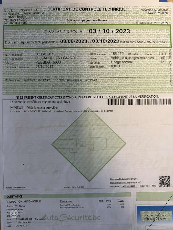 Peugeot 5008 2012 — photo 12