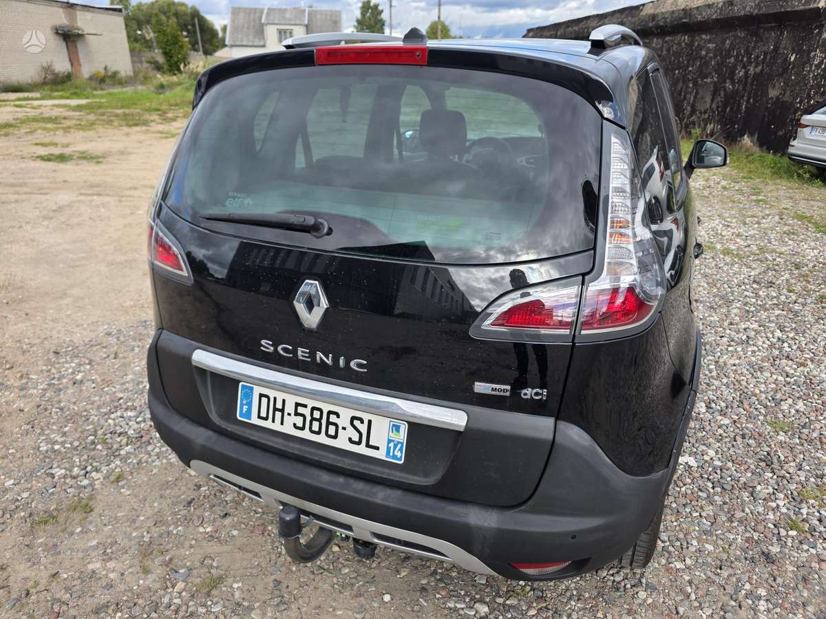 Renault Scenic 2014 — вигляд ззаду
