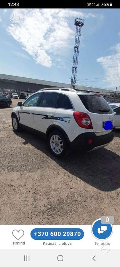 Opel Antara 2010 — салон
