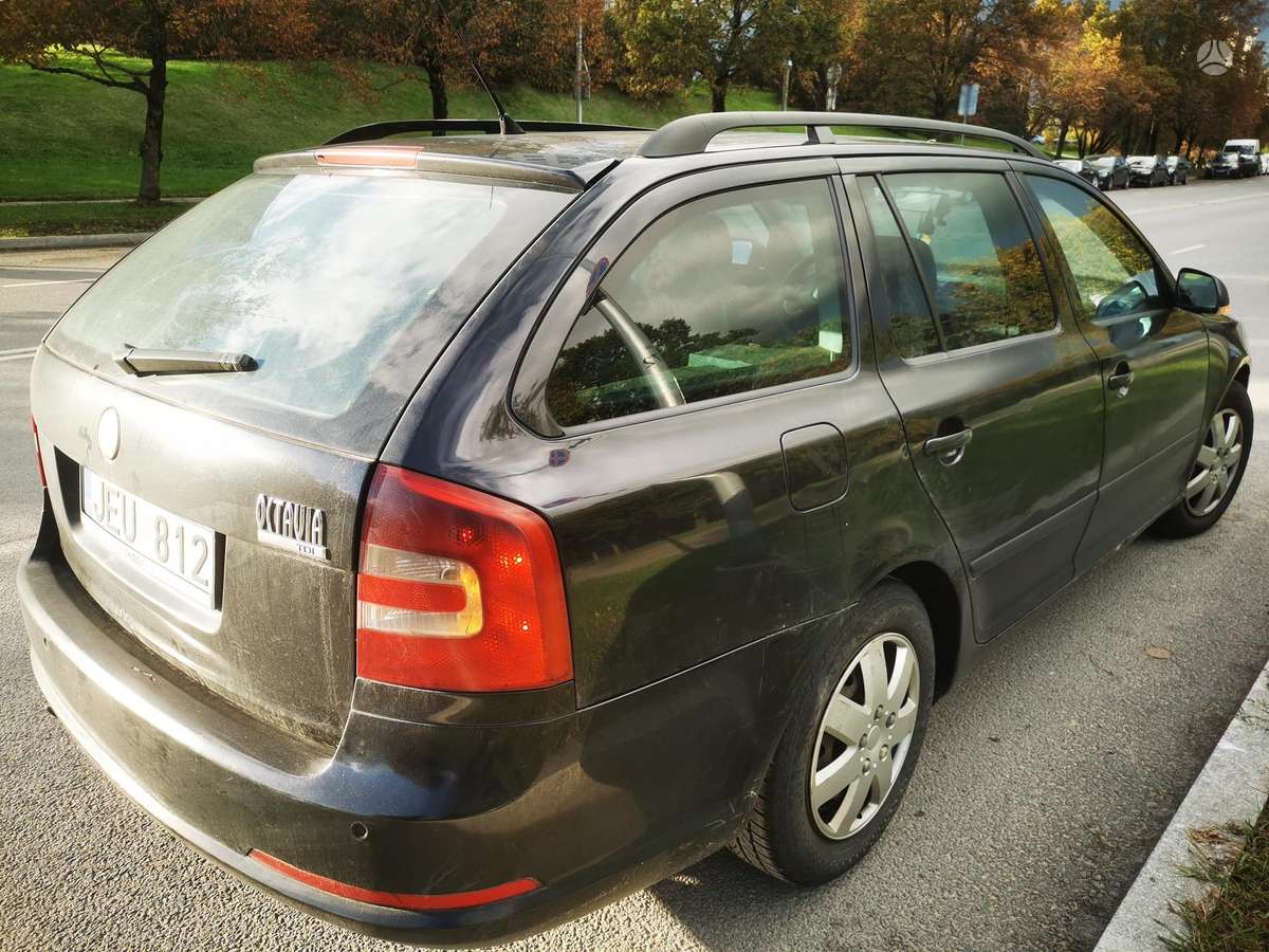 Skoda Octavia 2007 — rear view