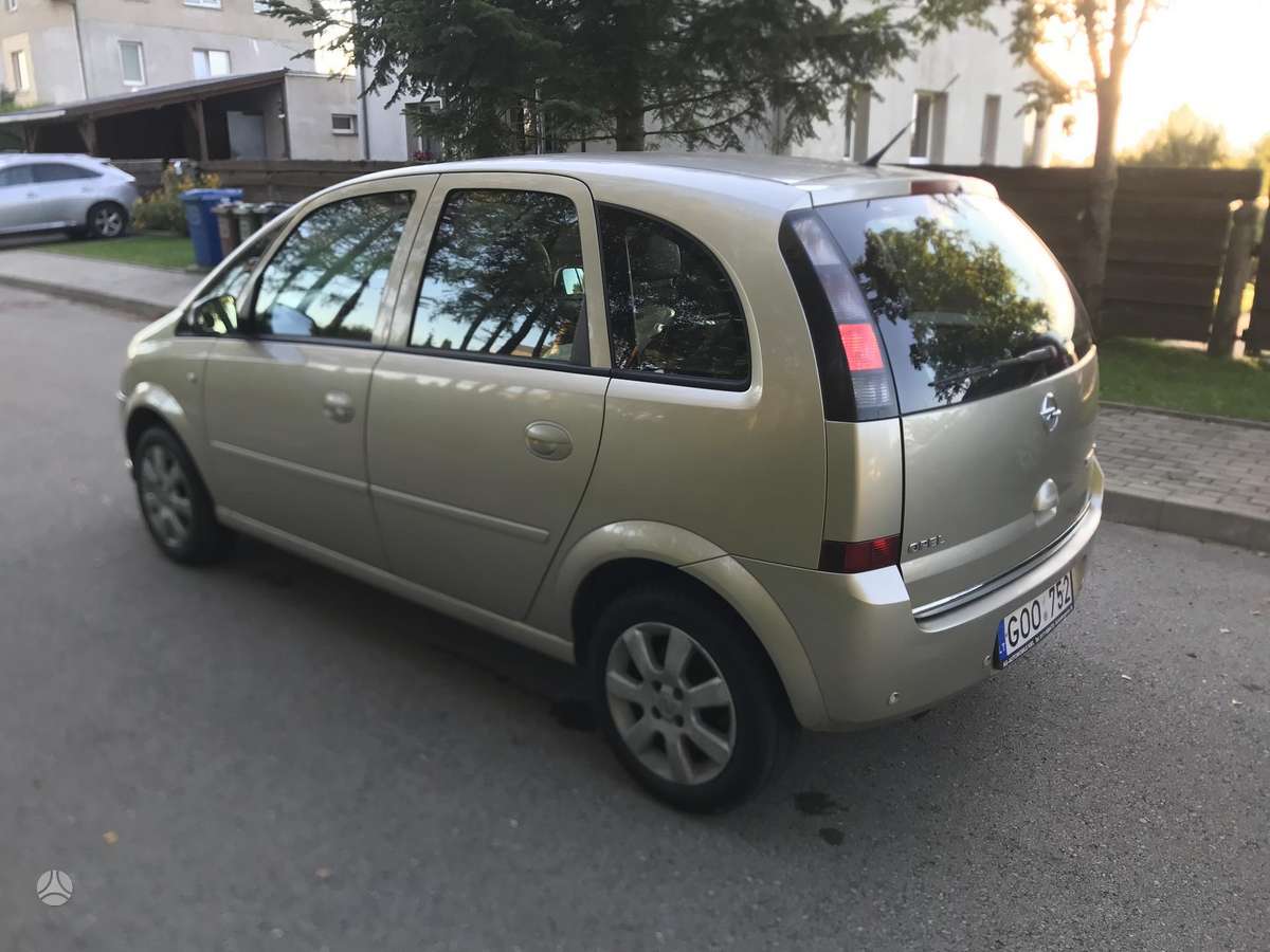 Opel Meriva 2007 — engine 1598 cm³, 105 HP (77kW)