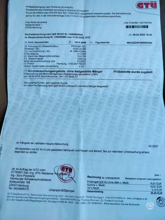 Audi A6 2008 — photo 26