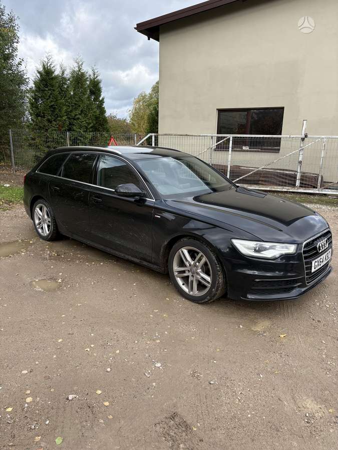 Audi A6 2014 — rear view
