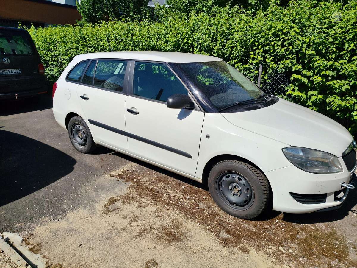 Skoda Fabia 2014 — вигляд ззаду