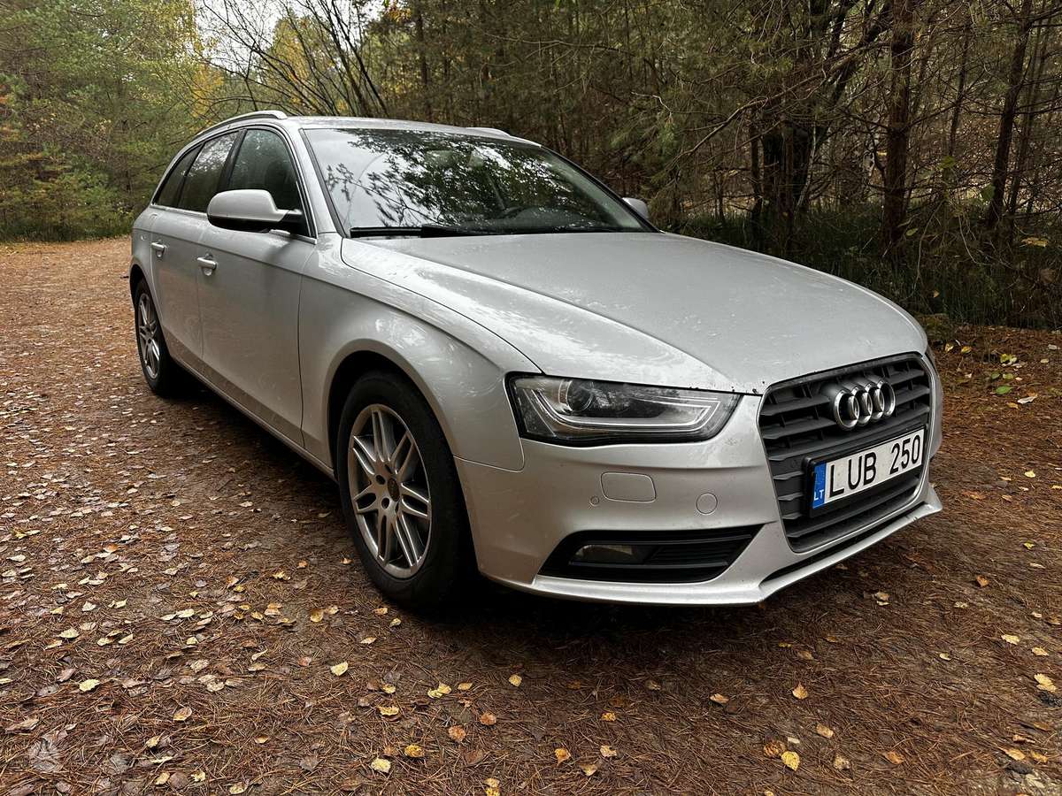 Audi A4 2013 — вигляд ззаду