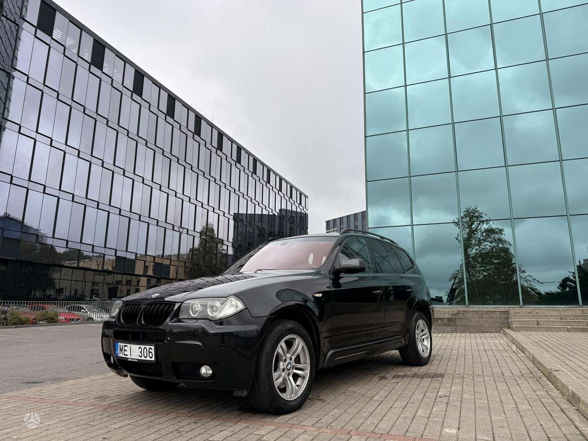 BMW X3 2008 — rear view
