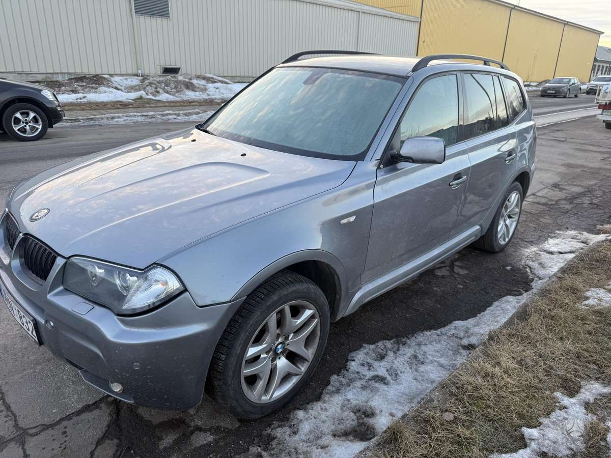 BMW X3 2007 — interior
