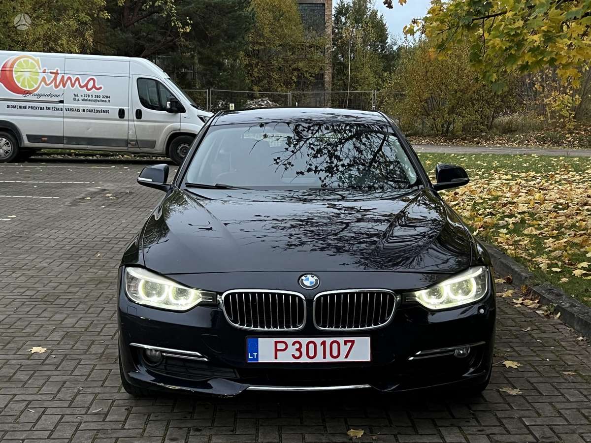 BMW 320 2013 — вигляд ззаду