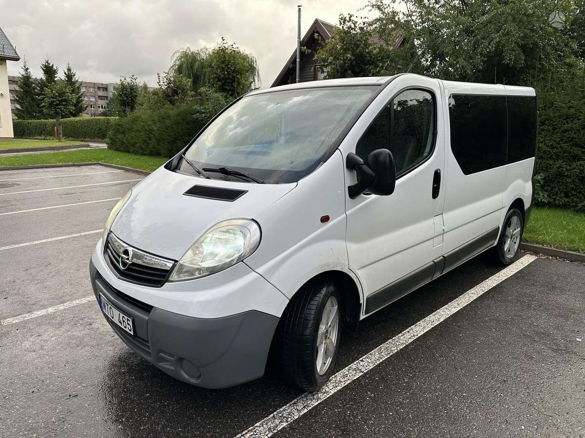 Opel Vivaro 2007 — rear view