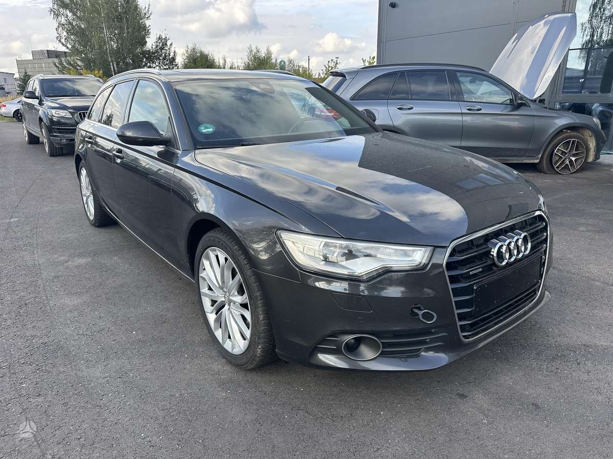 Audi A6 2013 — rear view