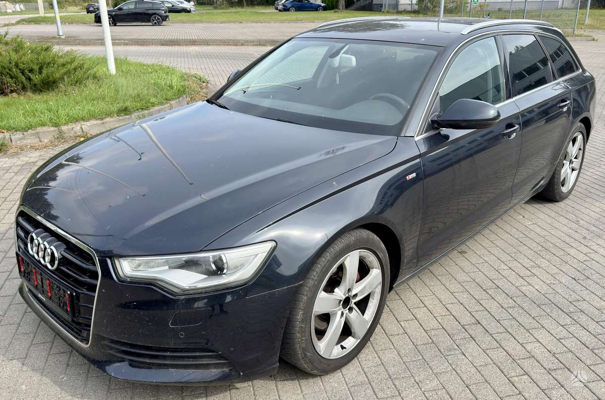 Audi A6 2012 — rear view