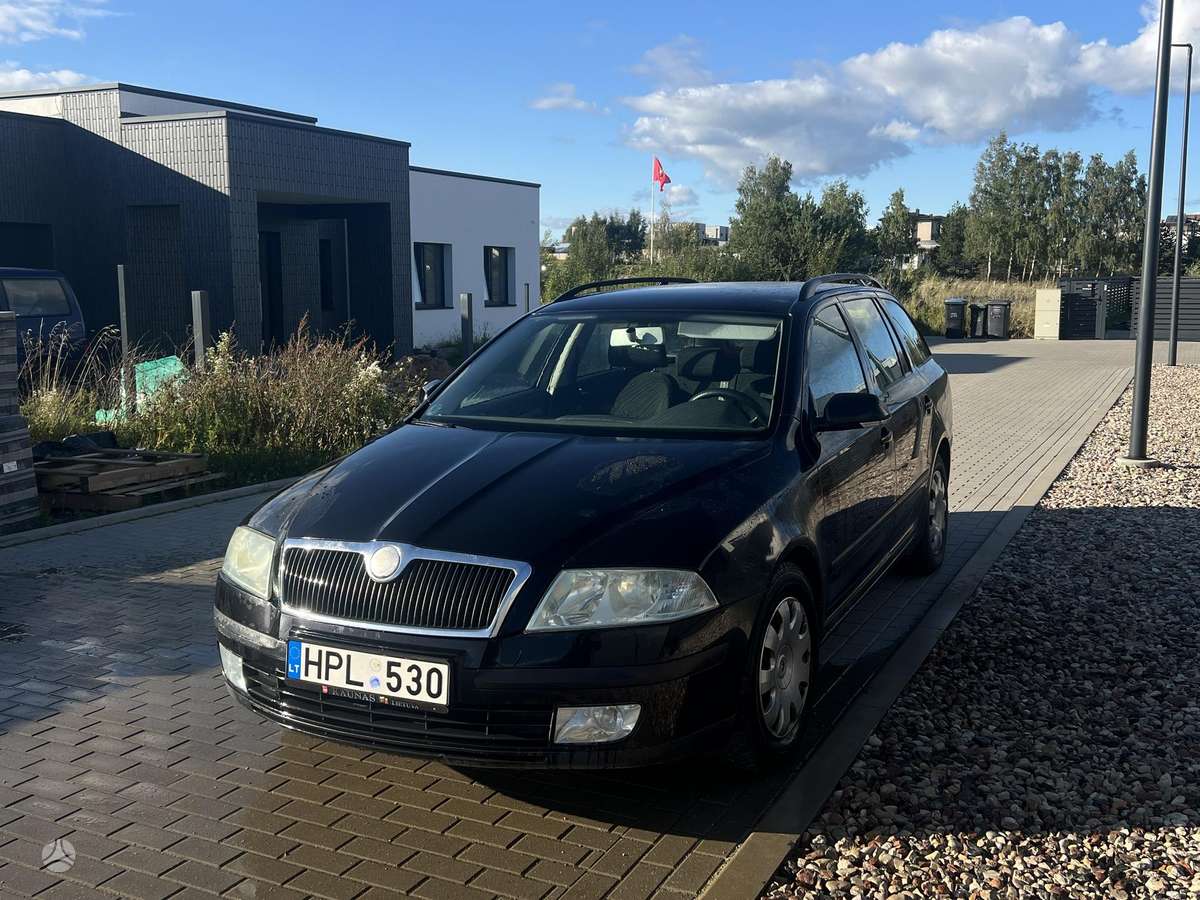 Skoda Octavia 2007 — вигляд ззаду