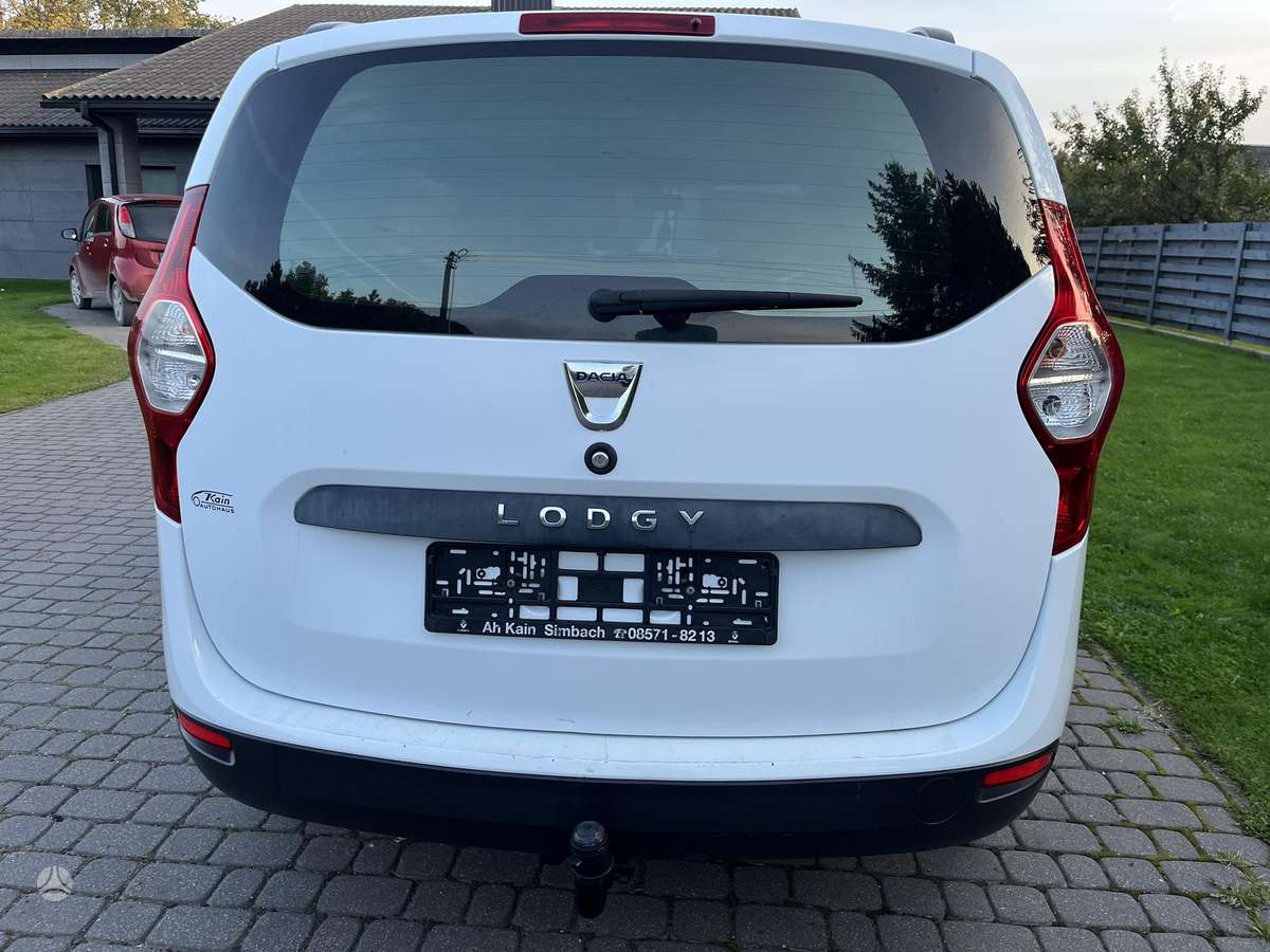Dacia Lodgy 2014 — engine 1598 cm³, 83 HP (61kW)