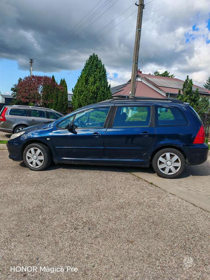 Peugeot 307 2007 — rear view