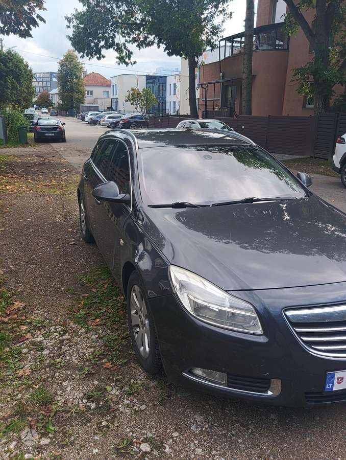 Opel Insignia 2011 — вигляд ззаду